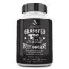 Ancestral Supplements Grass Fed Beef Organ Supplement, Supports Whole Body Wellness with Proprietary Blend of Liver, Heart, Kidney, Pancreas, Spleen, Freeze-Dried Beef, Non-GMO,...
